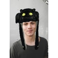 Miniatyrbilde 5 av 5: Ear Moving Jumping Hat Funny Plush Ghost Hat Movable Ears Hat Black Ghost