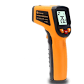 Miniatyrbilde 1 av 4: BETTE laser infrarød termometer pistol Digital termometer -50-600°C Laser Point Gun Food Grade Professional Recorder (Yel