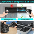 Miniatyrbilde 2 av 5: Trykkluftblåser compu Cleaner, Kraftig elektrisk støvoppsamler 33000RPM, Oppladbart batteri, Air Duster for Dus