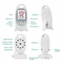 Miniatyrbillede 3 af 5: Babyalarm med kamera, video babyalarm, trådløs intercom funktion, digitalt overvågningskamera (standbytilstand, nig