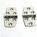 Miniatyrbillede 4 af 5: 4 stk 38*76 rustfrit stål 316 trapezformet seks-hullers foldehængsel foldehængsel hardware bådhængsel，Til boligmøbler,