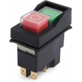 Miniatyrbilde 1 av 4: 250V IP55 KJD17 KLD28 4-pins Start Stopp På Volt 2BTN Power Off-bryter Egnet for verkstedmaskineri (Sendt av Amazon),
