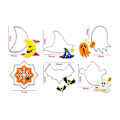 Miniatyrbilde 4 av 5: 15pc Halloween Cookie Rustfritt stål Form Bakeutstyr