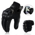 Miniatyrbillede 2 af 5: Handske Motorcykel Mænd Guantes Moto Gant Touch Screen Åndbar Motorcykel Racing Ridning Cykel Beskyttelseshandsker Summer Xinda red XL