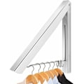 Miniatyrbild 1 av 5: Vikbar väggmonterad klädställning, infällbar organizer i aluminium, utrymmesbesparande krok för vardagsrum, sovrum