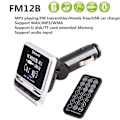 Pikkukuva 2 / 5: Fm12b 1,44 tuuman LCD-näyttö Bluetooth-auton MP3-soitin Handsfree langaton FM-lähetinradiosovitin