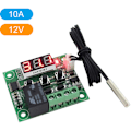 Miniatyrbillede 1 af 5: (Rødt lys W1209 + skal) XH-W1209 digital displaytermostat