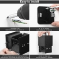 Miniatyrbillede 4 af 5: Væglamper 12W, 2 stk 3000K LED udendørs/indendørs væglampe, justerbar udendørs væglampe, vandtæt IP65 indendørs væg L
