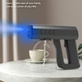Miniatyrbillede 4 af 5: Blue Light Nano bakteriedræbende trådløs opladning Desktop Bærbar Elektrisk Steamer Sprøjte Sort 250ML