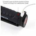 Miniatyrbilde 5 av 5: Oppladbar lampe, multifunksjonslampe, multifunksjonslommelykt med magnet, COB arbeidslampe, USB sammenleggbar lading, ut
