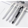 Miniatyrbillede 2 af 3: 12 stk Seiko press gel pen elev test brevpapir signatur pen 0,5 mm kuglepen sort (DM911-sort (hvid stang) (0,5 mm)),