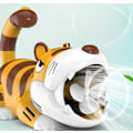 Miniatyrbillede 3 af 4: Kreativ tegneseriedyrboblemaskine (ti-hullers tigerboblemaskine),