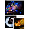 Miniatyrbillede 2 af 5: LED String Lights Solar Kobber Rør String Lights Festlige Dekorative Lights (Klar hvid)