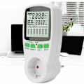 Miniatyrbild 4 av 5: 0,000KWh-9999 KWh 0-16A Mini Smart Power Meter Socket 0,000KWh-9999KWh Flerfunktions elmonitor Power