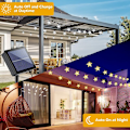 Miniatyrbillede 3 af 5: Star Solar String Lights, 39ft 100 LED Solar Lights Outdoor, 8 Modes Star Twinkle Light Vandtæt Solar String Lights m