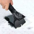 Miniatyrbilde 2 av 5: Bil snøskuffe Multifunksjonell snøryddingsskuffe med snøglassaviser Skrape snøavisingsbørste Vinter snø Cl