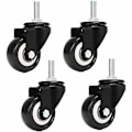 Miniatyrbillede 1 af 5: Trolleyhjul universal mute skruehjul (4*1,5 tommer guld boreskrue M8*25 universal) egnet til værktøjsrum
