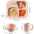 Miniatyrbild 2 av 4: Mattallrik set 4-delat set för barn