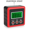 Miniatyrbilde 5 av 5: Vinkelmåler Vinkelmåling Digital LCD Digital Goniometre Case Fasing Inclinometer Grademåler Vanntett for vinkel M