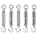 Miniatyrbilde 1 av 5: M4/M5/M6/M8 304 rustfritt stål krok- og øyespenner - M6 Style 5-pakning