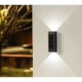 Miniatyrbillede 3 af 5: Udendørs solcelle lanterner lampe, 2 LED strip væglamper
