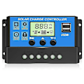 Miniatyrbilde 1 av 5: 12V24V10A-60A enkel solcellekontroller 40A