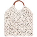 Pikkukuva 1 / 3: Mesh hollow kudottu laukku white