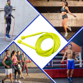 Pikkukuva 3 / 4: Kilpa-hopprep, Speed ​​Jump Rope, Fitness hopprep navetassa yellow-green