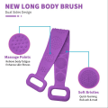Miniatyrbild 4 av 4: Silikon ryggskrubb för dusch, silikon kroppsskrubb, 31,5 tum extra lång badborste Body Exfoliating Silikon Bac