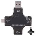 Miniatyrbilde 4 av 8: USB Strømmåler Lader Tester Multimeter Strømmåler Voltmeter DC Type C HD IPS Fargeskjerm