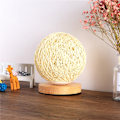 Miniatyrbilde 4 av 5: Starry Night Light Soverom LED Takraw Dekorativ Light Bordlampe (beige USB-bryter)，For soverom, stue