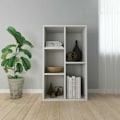 Miniatyrbillede 1 af 5: Reol/Skænk Blank hvid 50x25x80 cm Spånplade