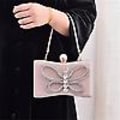 Pikkukuva 2 / 2: Bowknot-iltalaukku Clutch vaaleanpunainen kukkaro naisille
