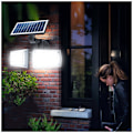 Miniatyrbillede 2 af 5: 78LED trefunktions solcelle-solcelle væglampe havelys super lys menneskekropsinduktion, til indendørs og udendørs