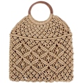 Pikkukuva 1 / 3: Mesh hollow kudottu laukku camel