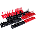 Miniatyrbild 3 av 5: 6st Metrisk/Tums Socket Hållare Multifunktions Plast Socket Organizer Socket Hållare Organizers Socket Förvaringshållare Fack,