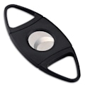 Miniatyrbillede 1 af 5: Pocket cigar cutter fra dobbelt plade af sort rustfrit stål (par)