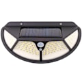Miniatyrbillede 1 af 4: 4 stk Solar Væglampe Vandtæt Udendørs Væglampe Ingen ledninger Kropssensor Patio Væglampe