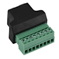 Miniatyrbillede 8 af 8: RJ45 Hun-stik til 8-bens Skrueklemme-stik til DVR Ethernet-forbindelse