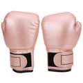 Andas boxningshandskar i PU-läder Kid Sanda Sparring Sandbag Mitts Träningsutrustning Rosa