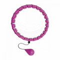 Pikkukuva 3 / 3: Fitness Smart Hula Hoop 24 solmua irrotettavat vanteet purple