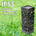 Miniatyrbilde 5 av 5: 6 stk 2,32*2,32*11 tommer Solar Varmt Lys LED Mesh hult dekke Plen Lys Hagedekorasjon