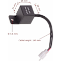 Miniatyrbillede 3 af 5: Universal 2-pin motorcykel LED-blinkrelæ Fonepro Hyper Flash blinklys