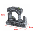 Miniatyrbild 2 av 5: Resin Aquarium Artificial Ancient Ruins Series (dubbla romerska kolumner, 9*4*8cm),