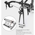 Miniatyrbillede 3 af 4: Cykel Forgaffel Clip Bærbar Cykel Cykel Reservedele Modificeret aluminium Forgaffel (sort)