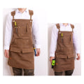 Pikkukuva 3 / 5: Coffee Wood Cobbler Multi Pocket Puutarhanhoitoessu Keittiö Esiliina Sininen Lasten Kanvasesiliina