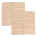Miniatyrbilde 2 av 8: HT 24 stk firkantede satengservietter 17x17 tommer myke og blanke elegante duker til bryllup, fester og seremonier - gull Gold