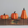 Miniatyrbilde 2 av 5: Led varmt stearinlys Halloween-simuleringsgresskar (3 stykker)