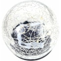 Miniatyrbilde 5 av 5: Gylne gule kronblader varme gule lys lampe perler solcellelampe kreativ crack ball gylden lotus begravet lampe lotus form, f