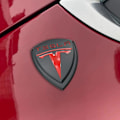 Pikkukuva 3 / 7: Biltillbehör ja Tesla Panel - 3D metallskylt / Bildekal / Asennus / Toiminta Dress Ups ja tillbehör För Tesla Model X Model 3 Model S Model Y Black